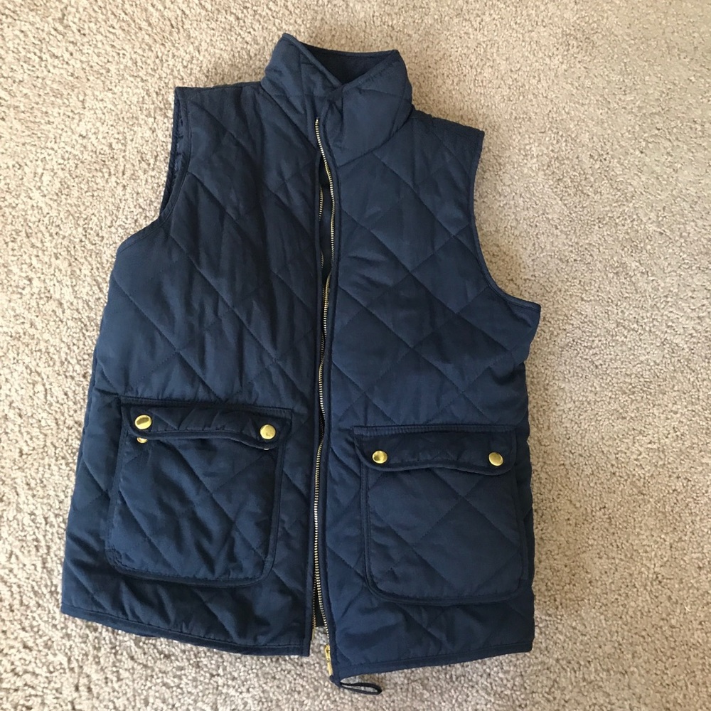 navy vest